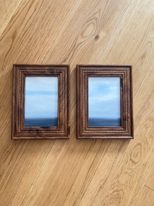 Misty Ocean - Diptych